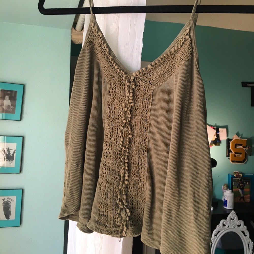 American eagle army green top